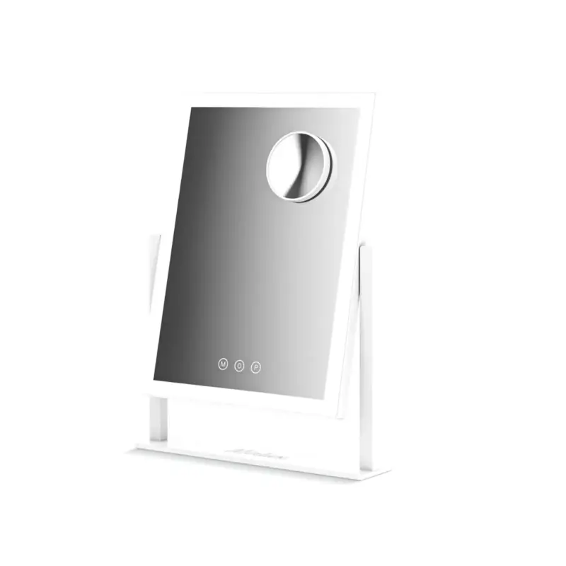 Wereldwijde Verzending Mirlux Hollywood Spiegel Met Led Verlichting 44x30cm - Dimbaar Led Lampje - Wit