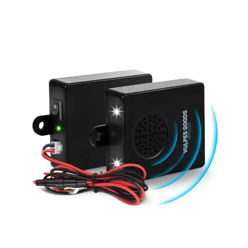 Vulpes Goods Marterverjager Auto 12V - Muizenverjager - Ongedierte Verjager - Ultrasone Verjager Bestseller