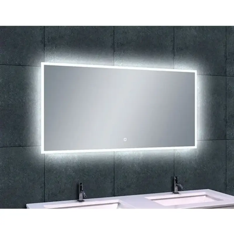 Wiesbaden Quatro Spiegel Rechthoek Met Led, Dimbaar En Spiegelverwarming 120 X 60 Cm Budget