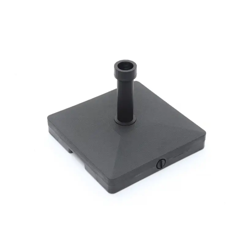 Actieprijs H&j - Parasolvoet Met Wielen Vulbaar - Zwart