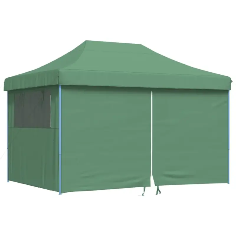 vidaXL Pop-up Partytent Groen met 4 Zijwanden Koop Online