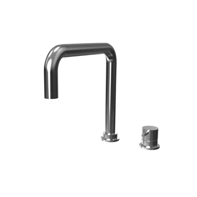 Waterevolution Flow 2-gats Keukenmengkraan Gunmetal Pvd T151hgme Favoriet