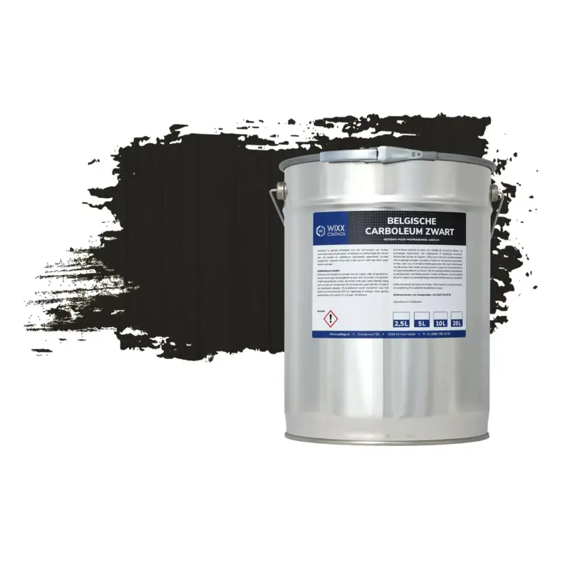Wixx Belgische Carboleum - Zwart - 2,5l Betaalbaar