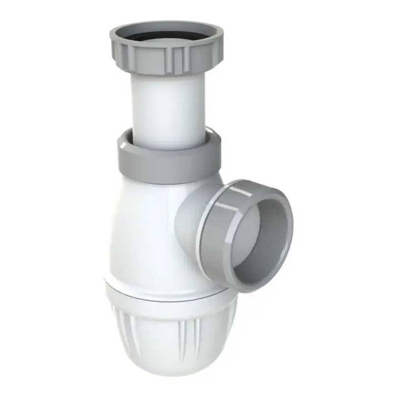 Actieprijs Allibert wastafel sifon wit kunststof 14 x 7,5 x 9 cm