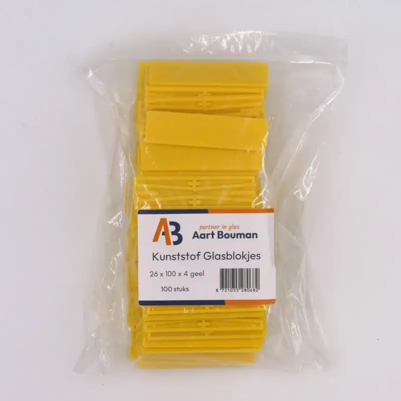 Aart Bouman Glasblokjes 26x4 Mm 100 Stuks Professioneel