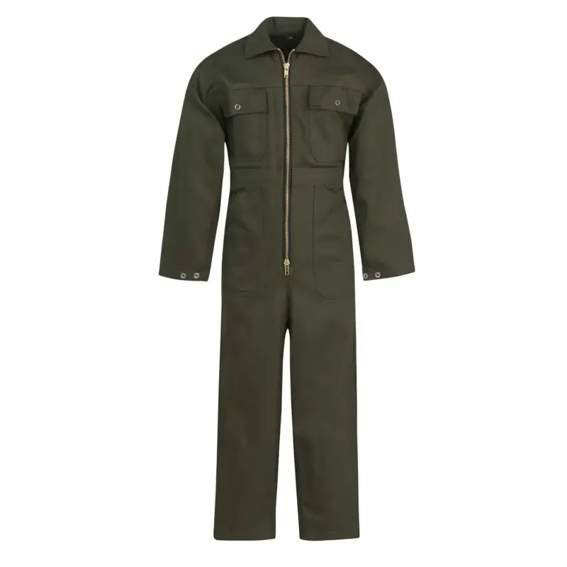 Voordeelprijs St酶rvik Nicky Kinderoverall - 100% Katoen - Jongens & Meisjes Maat 116 - Olive