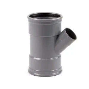 Trendy T-stuk 110 x 75 mm 45° 2xMV/1xLV