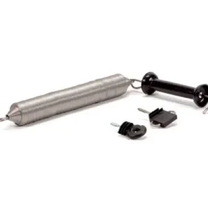 Weekendaanbieding Poortset met RVS/INOX veer