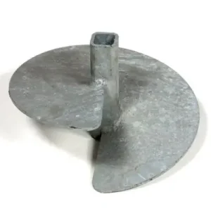 Seizoensaanbieding Schroefanker vierkant 40 x D=300 mm