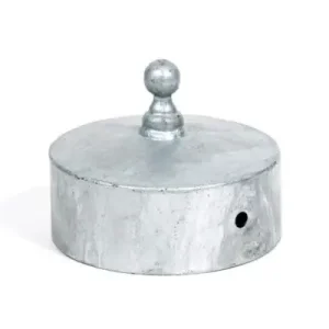 Paalmuts rond 200 mm met pen Aanbieding