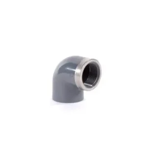 Actieprijs Knie 75 mm x 2 1/2″ binnendraad 90° PN10 1xLV (ring)