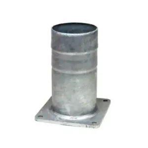 6″ slangtule + vierkantflens Authentiek