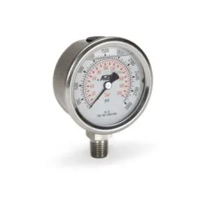 Actieprijs Manometer0 “ 40 bar Compleet RVS O.A 1/4“ 221;M